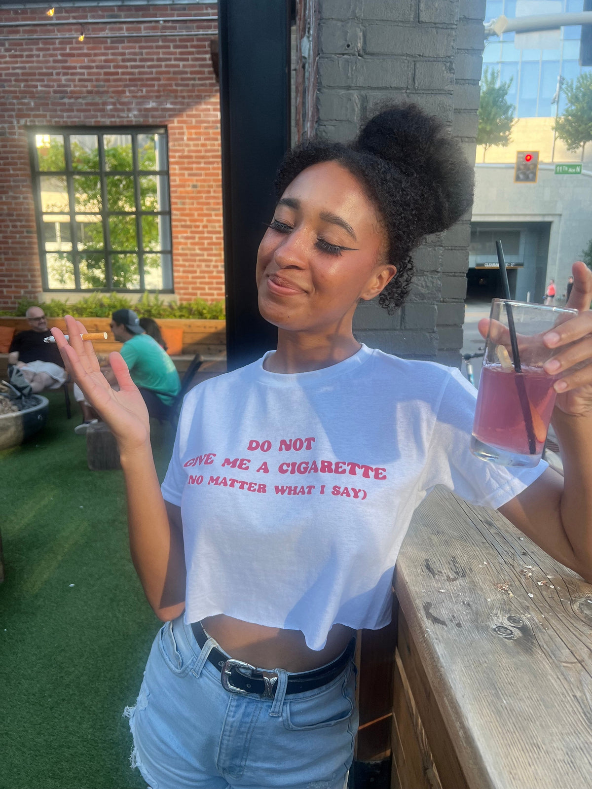 do not give me a cigarette no matter what I say | funny tee | going out shirt | white elephant | gag gift | funny gift for her l valentime