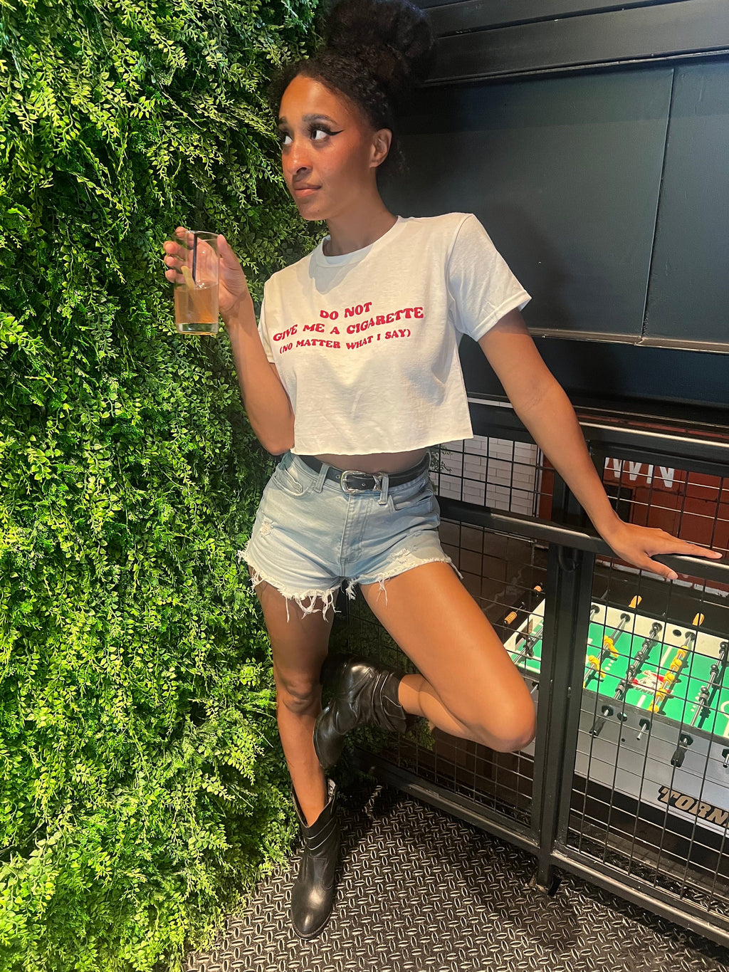 do not give me a cigarette no matter what I say | funny tee | going out shirt | white elephant | gag gift | funny gift for her l valentime