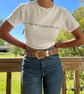 pls buy me a green tea shot BABY TEE| funny tee | going out short | downtown shirt | bachelorette trip shirt | green tea shot shirt |
