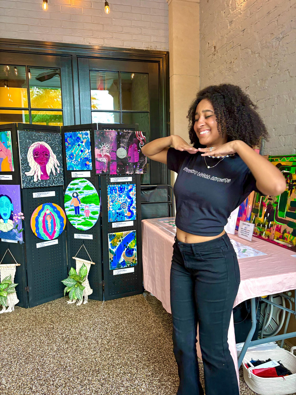 support local artists baby tee | baby tee| artists shirt | support small business short | art market shirt | support artists shirt | gifts