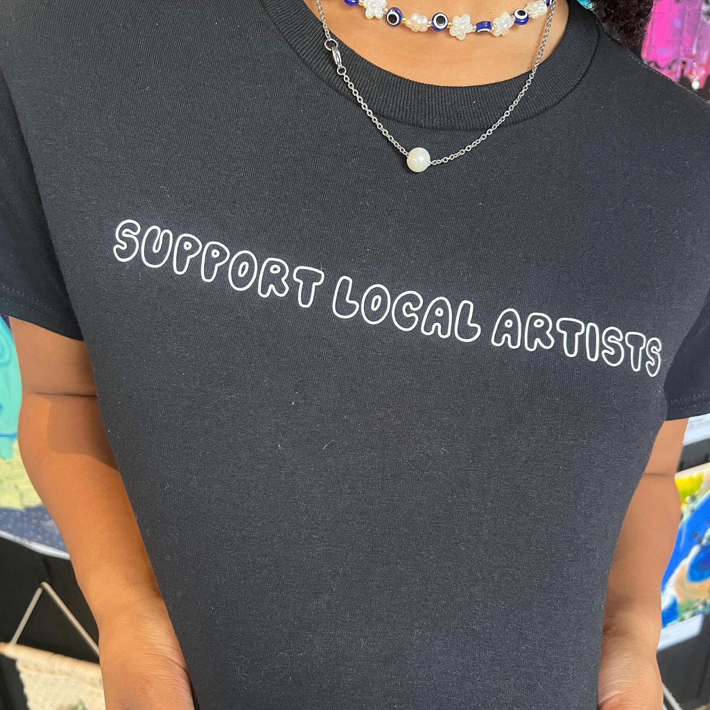 support local artists baby tee | baby tee| artists shirt | support small business short | art market shirt | support artists shirt | gifts