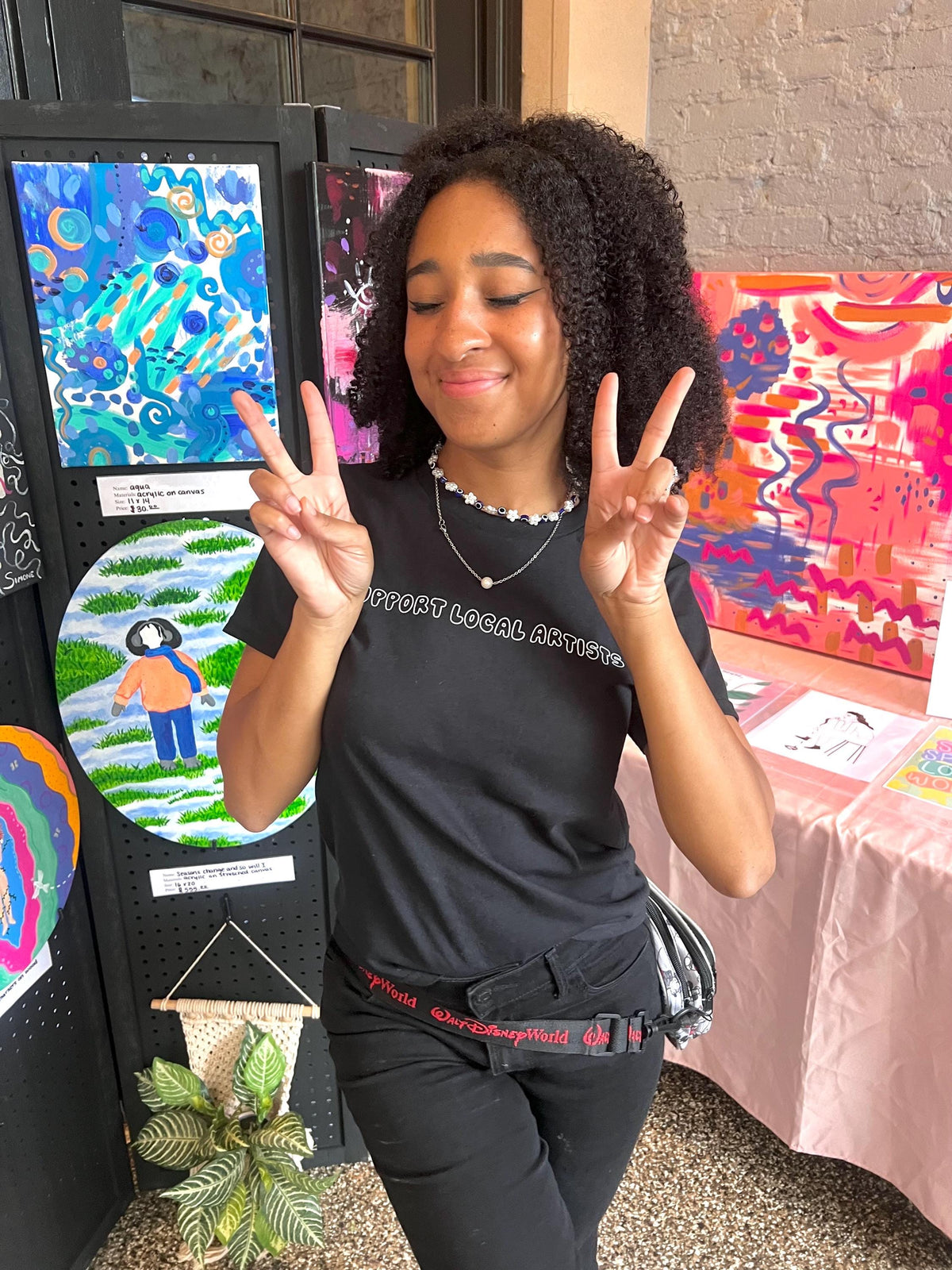support local artists baby tee | baby tee| artists shirt | support small business short | art market shirt | support artists shirt | gifts